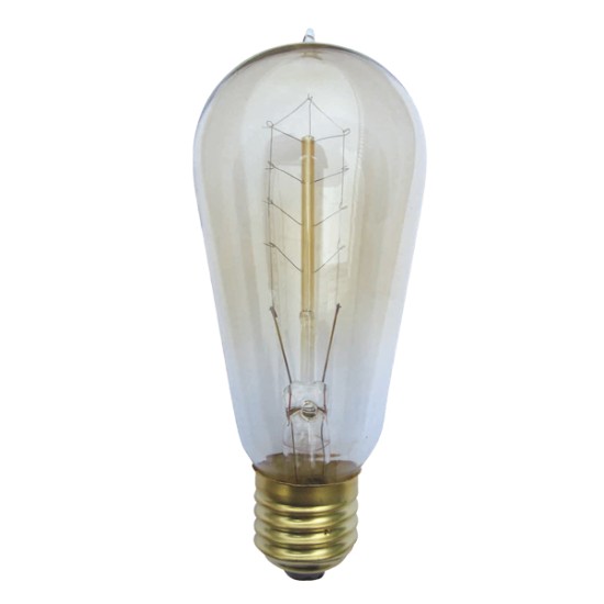 Buy the GLOBE CARBON ES ST57 (PEAR) 25W 2000K Globes online from Decor Lighting