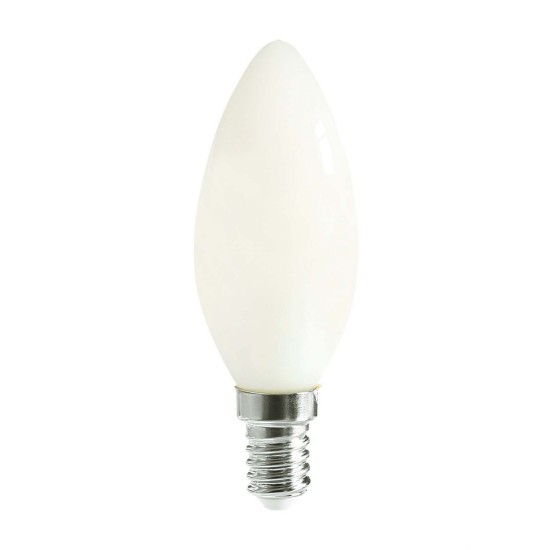 Buy the CANDLE LED FILAMENT DIMMABLE FROSTED 4 WATT SMALL BASE   Globes online from Decor Lighting