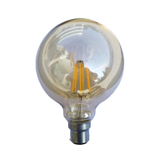 Buy the 6W G125 LED FILAMENT GLOBE E27 Globes online from Decor Lighting