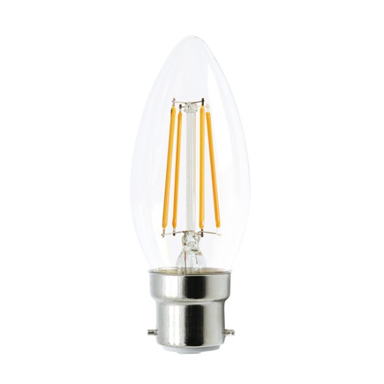 Buy the CANDLE LED FILAMENT DIMMABLE GLOBE 4 WATT 2700K Globes online from Decor Lighting