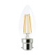 Buy the CANDLE LED FILAMENT DIMMABLE GLOBE 4 WATT 2700K Globes online from Decor Lighting