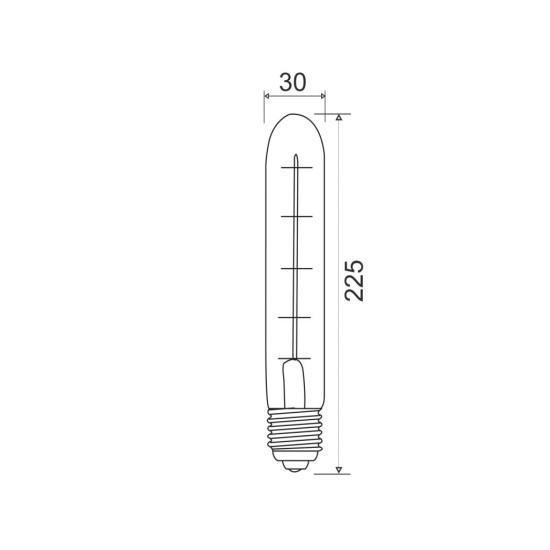 Buy the GLOBE LED DIMM T30 ES FILAMENT 2700K 5W Globes online from Decor Lighting