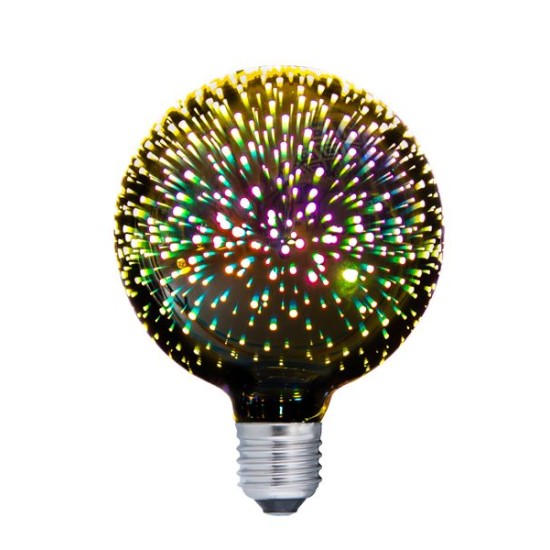 Buy the SPECTRA LED FIREWORKS EFFECT DECORATIVE GLOBE G125 online from Decor Lighting