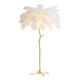 Buy the Ostrich Feather Floor Lamp Lamps online from Decor Lighting