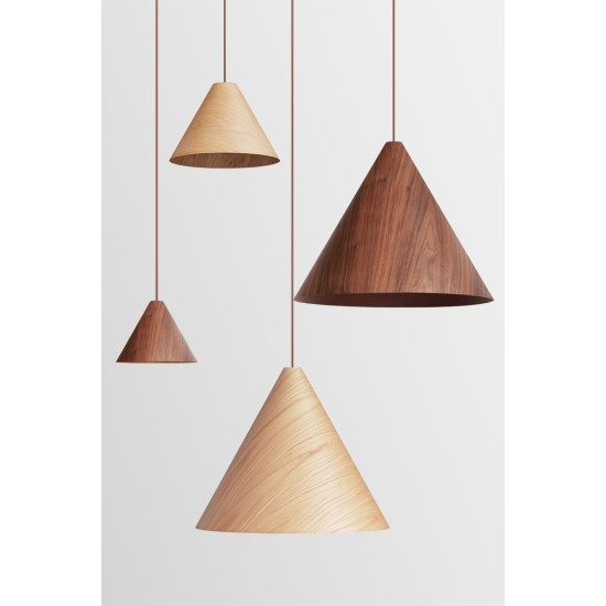 Buy the Wooden Cone Pendant Pendant Lighting online from Decor Lighting