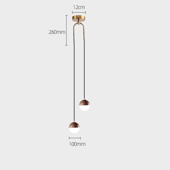 Buy the Celeste - Double Ball pendant Pendant Lighting online from Decor Lighting