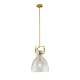 Buy the Clear Glass Pendant - Gold Pendant Lighting online from Decor Lighting