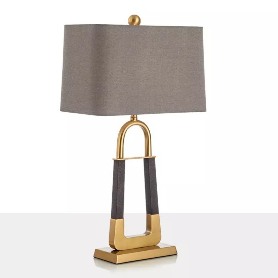 Buy the Leather table lamp Lamps online from Decor Lighting