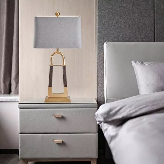 Buy the Leather table lamp Lamps online from Decor Lighting