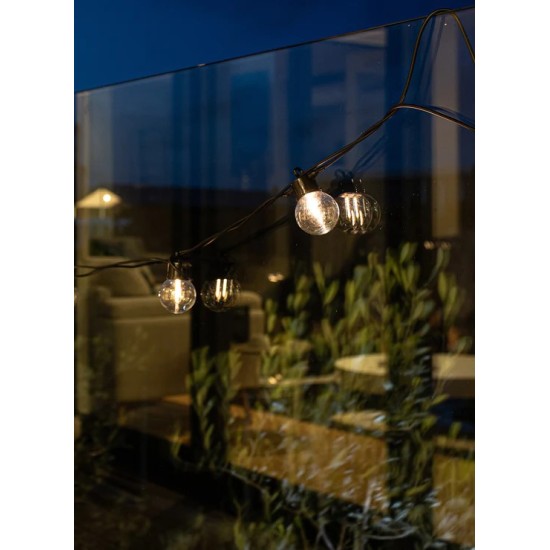 Buy the Solar Festoon String Lights - Globe Festoon and Fairy Lights online from Decor Lighting