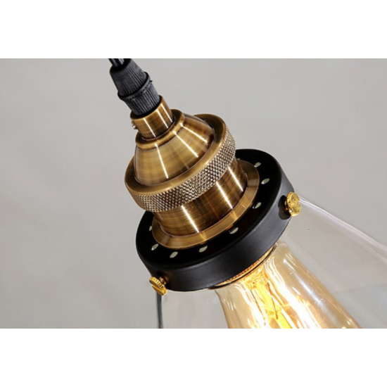 Buy the Glass Cone Pendant Pendant Lighting online from Decor Lighting