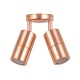 Buy the Exterior GU10 Wall Mounted Spot-Double-Copper Outdoor Lighting online from Decor Lighting