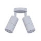 Buy the Exterior GU10 Wall Mounted Spot-Double-Grey Outdoor Lighting online from Decor Lighting