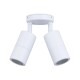 Buy the Exterior GU10 Wall Mounted Spot-Double-White Outdoor Lighting online from Decor Lighting
