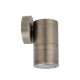 Buy the Exterior GU10 Wall Mounted Pillar-Single-Brass Outdoor Lighting online from Decor Lighting