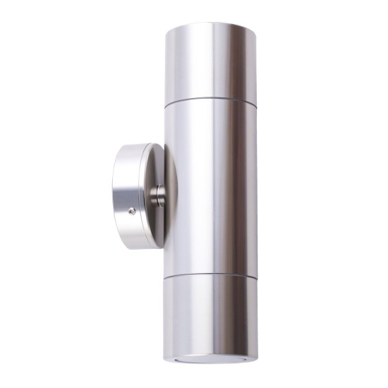 Buy the Exterior GU10 Wall Mounted Pillar-Double Outdoor Lighting online from Decor Lighting