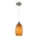 Buy the Glaze - Amber Hand Blown Glass Pendant Pendant Lighting online from Decor Lighting