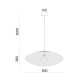 Buy the Oval Mesh Pendant Light Pendant Lighting online from Decor Lighting