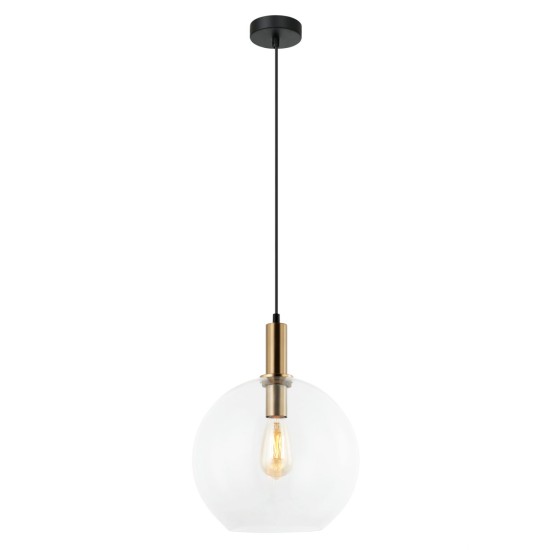 Buy the Patera 1-3 Glass Pendant with Bronze highlights  Lighting online from Decor Lighting