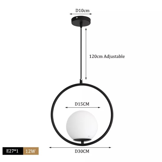 Buy the Minimalist Moon Pendant C Pendant Lighting online from Decor Lighting