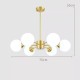 Buy the Spherical Chandelier - 6 head Chandeliers online from Decor Lighting