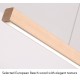 Buy the LED Linear Batten Beech Wood-1200mm Pendant Lighting online from Decor Lighting