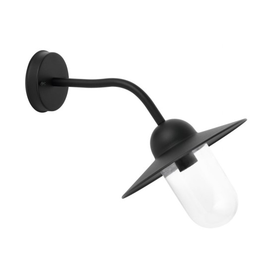 Buy the Deksel Matt Black Wall Light online from Decor Lighting
